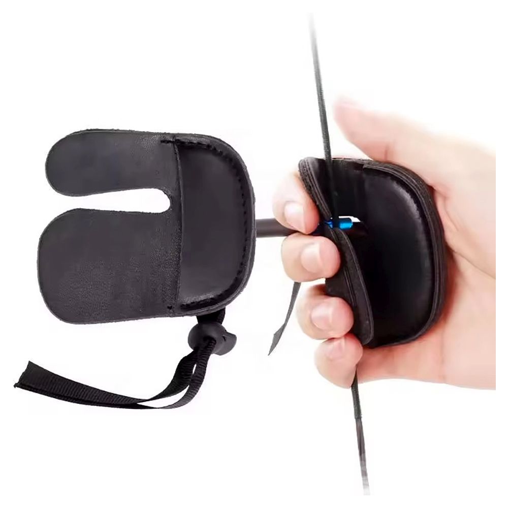 Ochraniacz na palce łuczniczy Tab skórzany