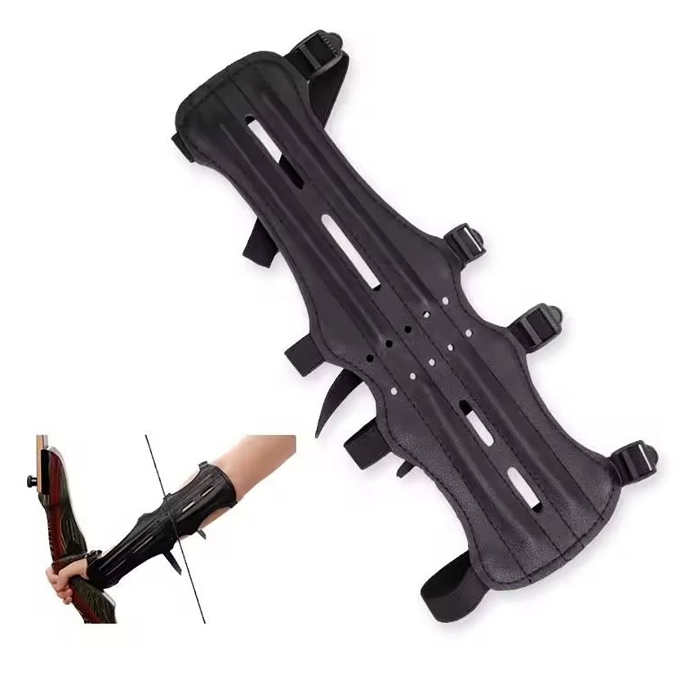 Ochraniacz łuczniczy na przedramię 30 cm czarny