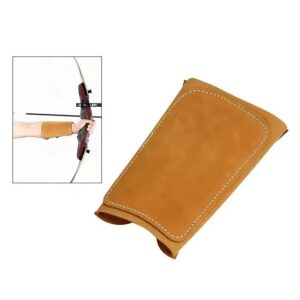 Karwasz ochraniacz na przedramię łuczniczy skórzany brązowy