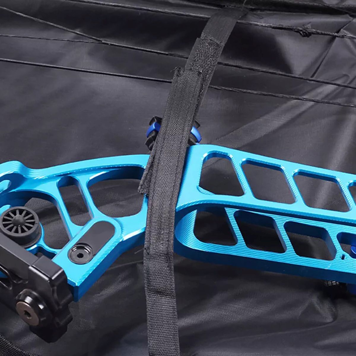 Torba, pokrowiec na łuk bloczkowy 95 cm czarna - obrazek 5