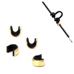 Mosiężny zacisk na cięciwę łuku klips pozycjonujący 1 szt.