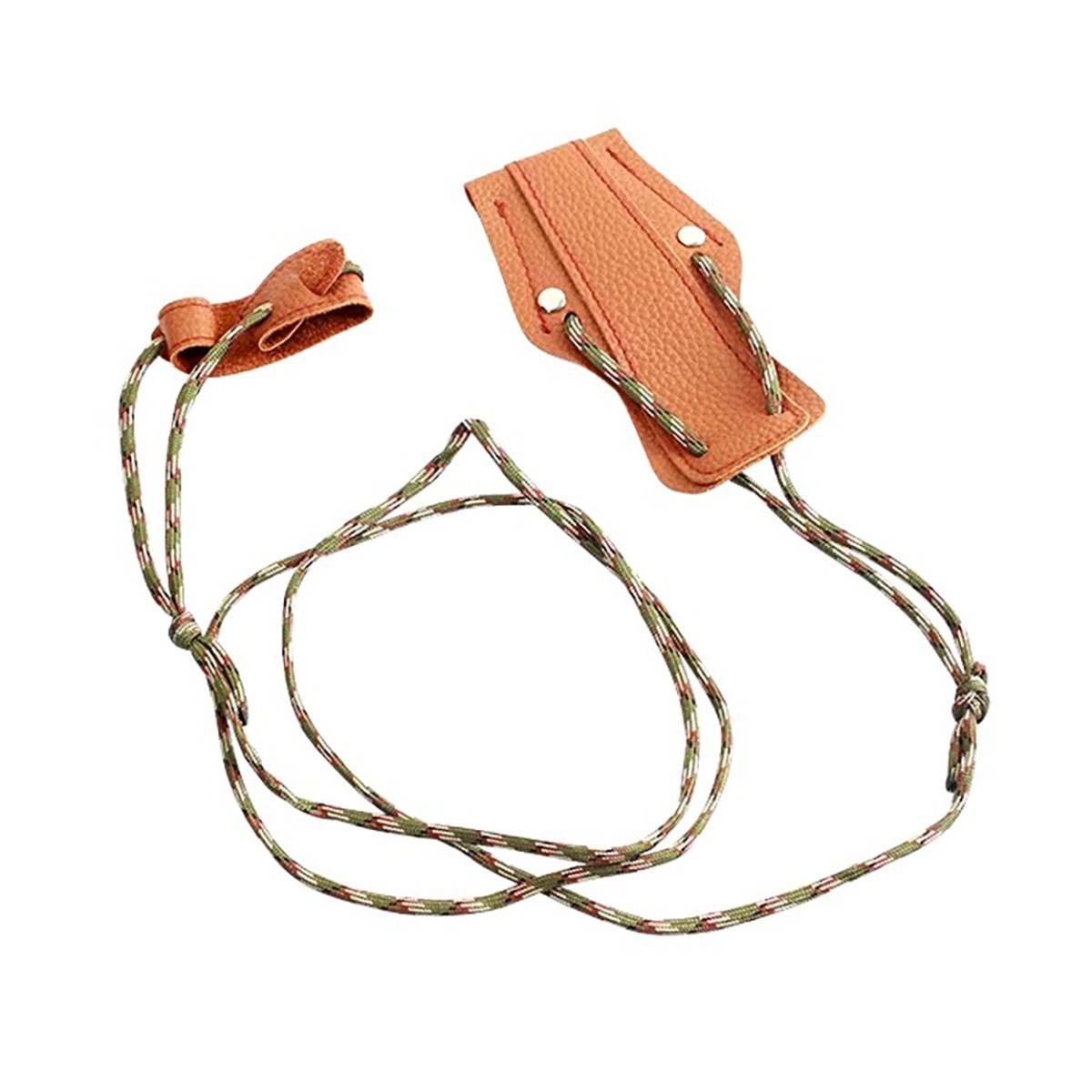 Napinacz łuku do zakładania cięciwy naciągania skórzany - obrazek 2