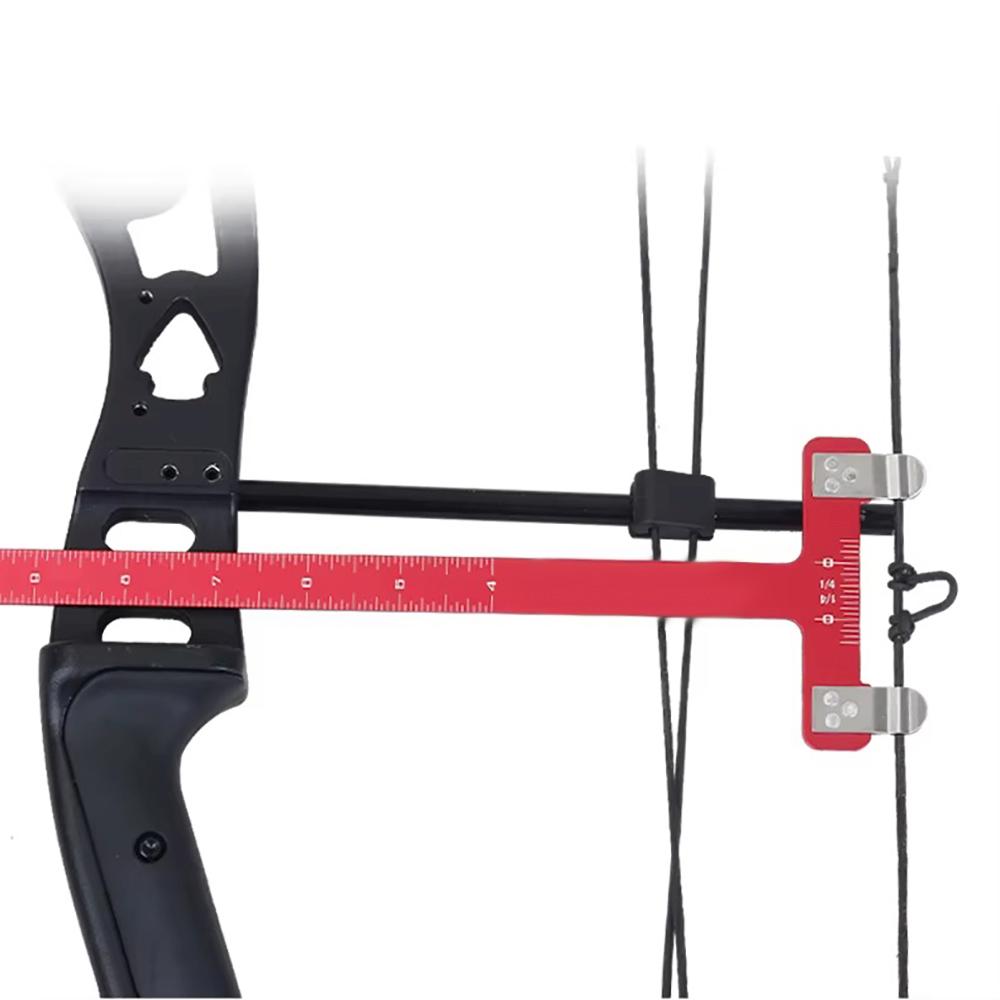 Miara łucznicza cięciwy linijka, zaciski na cięciwę, szczypce zestaw - obrazek 2