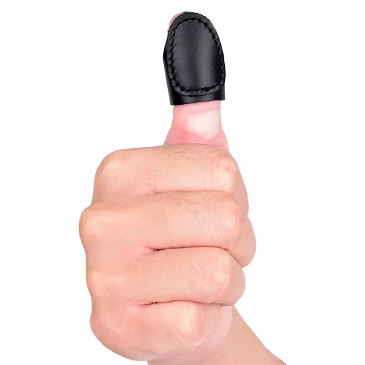 Ochraniacz kciuka łuczniczy Thumb Draw skórzany - obrazek 4