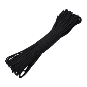 Linka Paracord 550 Typ III 4 mm 7 rdzeni 30 m Czarna