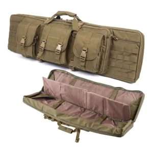 Podwójny Pokrowiec na Broń 118 cm Wodoodporna Khaki