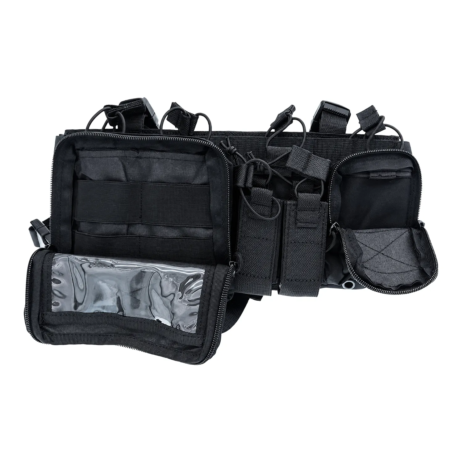 Kamizelka Taktyczna Chest Rig na Klatkę Piersiową Czarny - obrazek 5