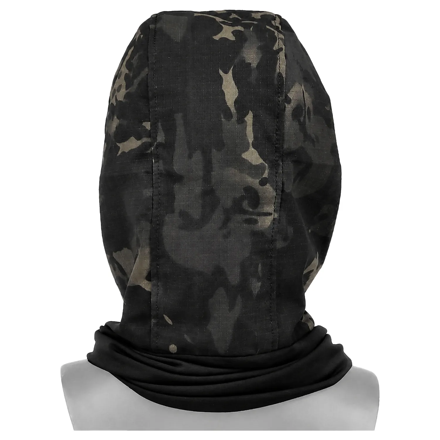 Kaptur Taktyczny Black Camo z Czarną Maską - obrazek 5