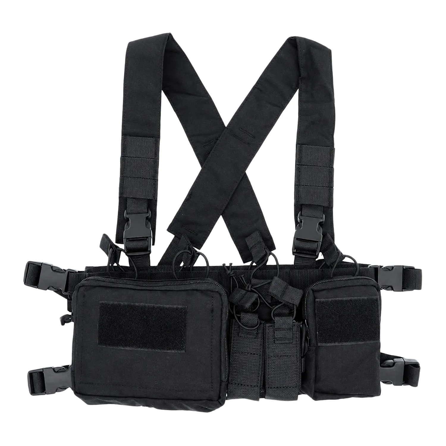 Kamizelka Taktyczna Chest Rig na Klatkę Piersiową Czarny - obrazek 2